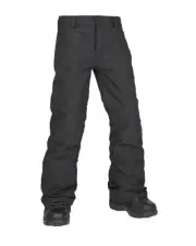 Volcom Freakin Chino Youth Insulated Kid's Snow Pants, Black, Medium