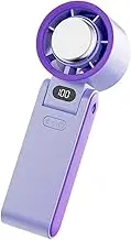 Personal Fans Portable Rechargeable,Portable Fans for Traveling | Quiet 180 Degree Foldable Air Cooler with Led Display 100 Speed Adjustable 3600mAh Battery Lightweight Keep Cool