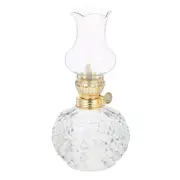Crystal Kerosene Lamp Vintage Lantern Retro Oil Chimney Outdoor