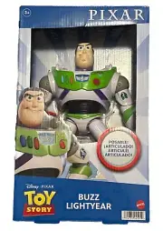 Mattel Disney Pixar Buzz Lightyear Large Action Figure 12" Poseable 2022 NIB