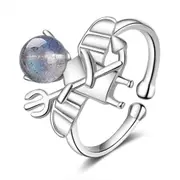 3PCS Copper Woman Fashion Jewelry Demon Ring Opening Size Adjustable Ring