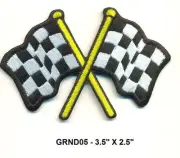 GRINDHOUSE MOVIE "CHECKERED FLAG" PATCH - GRIND05