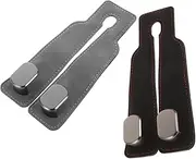 GLEAVI 2pcs Seat Hook Car Seat Tray Plug Automobiles Car Seat Headrest Hooks Stopper Hangers Filler Purse Holder for Seat Hook Car Hook for Headrest Car Handbag Hook Slot Leather
