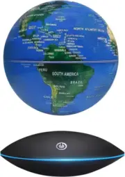 Dracarys Magnetic Levitation Floating Globe, 6 Inch Rotating World Map, anti ...