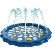 Kids Inflatable Sprinkler Mat – Outdoor Water Play Pad for Lawn & Beach Fun