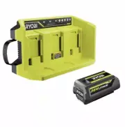 NEW Ryobi 36V 3-Port Charger AND 5Ah Battery Kit R36CHA3P5 - Boost Batt Runtime!