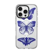 iPhone 16 Pro Clear Case MagSafe Compatible Butterfly Lithograph