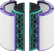 Replacement Composite Filter for Dyson Hot and Cool HP04 HP05 DP04 TP04 TP05 Air Purifier Fan, 2 in 1 HEPA & Inner Carbon Filter