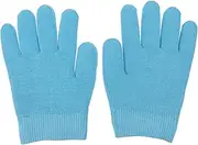 Moisturizing Sleeping Gloves Women's Moisturizing Hand Gloves Gloves Gel Moisturizing Gloves Elastic Comfortable 1 Pair Blue