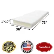 High Density Foam 36" x 72" Dacron/Batting BookWrap Couch Replacement Seat USA
