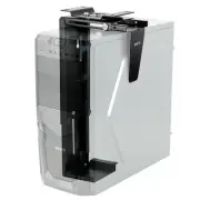 Adjustable Under Desk and Wall PC Mount, Computer Case CPU Holder with Swivel...