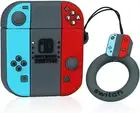 For Airpods 1 / 2 - Charging Case Switch Gamepad Earphone Protective Soft Rubber