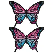 C SEVEN C7skates Shoe Lace Charm Accessory Decoration (Pink Butterfly)