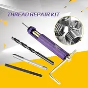 Wire Thread Inserts,M6 Stainless Steel Wire Thread Insert Combination Tool Set Thread Repair Kit