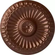 Ekena Millwork Ceiling Medallion 11-1/4 " x 1-1/8" Linus Urethane Copper Penny