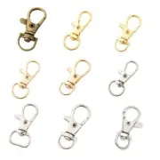 DIY Swivel Clasps Lobster Claw Clasp Hooks for Keychain Metal Lanyard Snap Hook