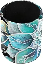 Pen Holder for Desk,Pen Organizer,Floral Mermaid Mandala,Desk Accessories