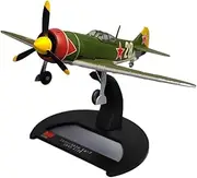 Replica Pre-Build Aircraf 1:72 for Die-cast Metal WWII Soviet La-7 Fighter Model Alloy Simulation Military Ornament Collection Gift Souvenir Collection Gift Display