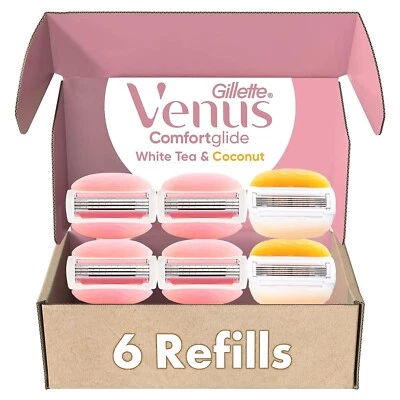 Gillette Venus ComfortGlide White Tea 4 count, W Gillette Venus ComfortGlide