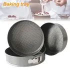 Springform Pan Non-stick Cheesecake Pan Round Coated Cake Mold Baking Pan Tray
