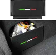 Car Rear Trunk Organizer Side Divider Emblem Badge Sticker fits for Alfa Romeo Giulia 2016 2017 2018 2019 2020 2021 2022 2023 Accessories