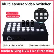 4K HDMI Video Switcher Multi Camera Live Streaming Live Production Video Capture
