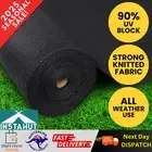 Sail Shade Cloth Roll Mesh Garden Plants Fence Trees 90% UV Block Sunshade Black