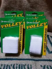 Dunlop Volley2x Headband/wristbands Sets RRP $20
