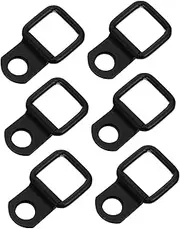 iplusmile 1 Set 6Pcs Car Roof Hooks Durable Black Vehicle Trunk Hooks for Easy Luggage Securing Lightweight Portable Car Pull Rings for Versatile Use