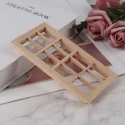 1:12 Dollhouse Miniature Wooden 12-pane Window Frame Model Accessories Toys~SDIL