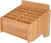 DINHEAROM Box Box Organizer Storage Case for Notes Compartment Desktop Storage Holder Practical Desk Organization for Home and Office