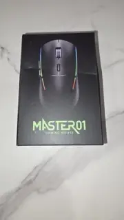 Black Master Wireless Gaming Mouse with RGB Lighting 16000 DPI