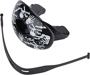 Lip Guard, Breathable Sport Mouthguard with Strap, Mouth Pieces for Boxing Football Sports Youth Adult (Skeleton Shaped)