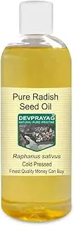 Devprayag Pure Radish Seed Oil (Raphanus sativus) Natural Therapeutic Grade Cold Pressed 200ml (6.76 oz)