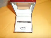 CHAPS MEN'S SILVER TIE CLASP