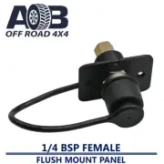 Nitto air fitting panel FTPC025 compressor tyre inflation tank deflate Black Cap