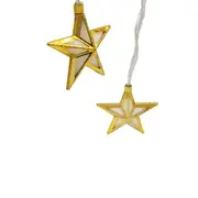 Golden Pentagram Shape String Light Lamp Islamic Indoor Party Decor