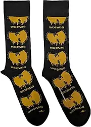 [Rock Off] Wu-Tang Clan 'Dripping Logo' (Black) Socks (One Size = UK 7-11)