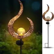 Outdoor Garden Décor Solar Powered Hollow Flame Light