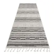 Everest Tribal Runner Rug In Grey