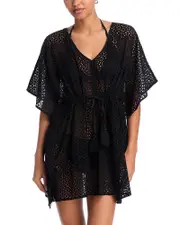 Echo Butterfly Eyelet Swim Cover Up