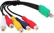 Video Cable 3.5mm 2.5mm Wire for BN3901154 LED Component Adapter Cable Video Component Adapter Cable 20cm/7.87in Long