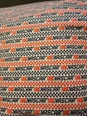 Nascar Patriotic Check Camelot Fabrics 5 Ft Material Cotton NEW Almost 2 Yards
