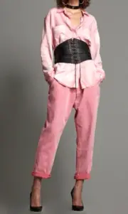 NEW ONE TEASPOON EVIL EYE SMITHS JEANS 26 S 4 8 $220 WOMEN DENIM PINK