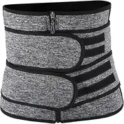 [TINEASUR] Belt Toning Sweat Bands Belly Band Waist Sweat Band Headbands Tucks Women Tighteners Arm Band Breathable Bellyband Exercising Waistband Waist Staylace Grey Neoprene