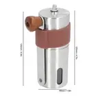 AU Brown Portable Hand-Cranked Coffee Machine Stainless Steel Grinder Upgraded N