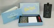 Card Game Night Black Flask Adult Set Funny Friend Office Mom Dad Birthday Gift