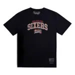 NBA TEAM ARCH LOGO DAD TEE 76人 黑