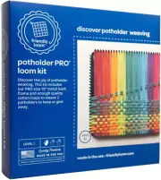 Friendly Loom 10 PRO Potholder Loom Kit W/ Cotton - Craft 2 Potholders