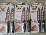 NEW SET 6 COPPER KNIFE KNIVES stay sharp knives knife for meat veggies